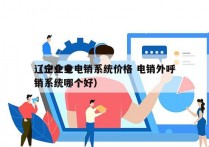 辽宁企业电销系统价格 电销外呼
（企业电销系统哪个好）