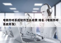 电销外呼系统软件怎么收费 排名（电销外呼系统开发）