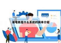 易电销是什么系统的简单介绍