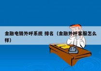 金融电销外呼系统 排名（金融外呼客服怎么样）