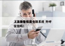 上海秦苍科技电销系统 外呼
（上海秦苍上征信吗）