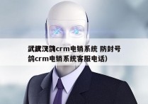 武汉飞鸽crm电销系统 防封号
（武汉飞鸽crm电销系统客服电话）