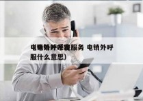 电销外呼系统服务 电销外呼
（电销外呼客服什么意思）