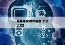 电销系统企业名称 系统
（电销公司名字怎么取）