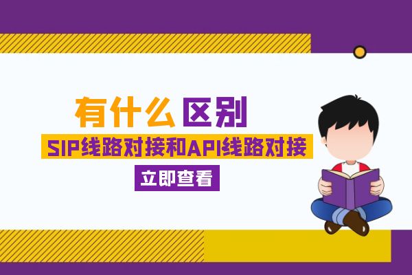 SIP线路对接和API线路对接有什么区别？