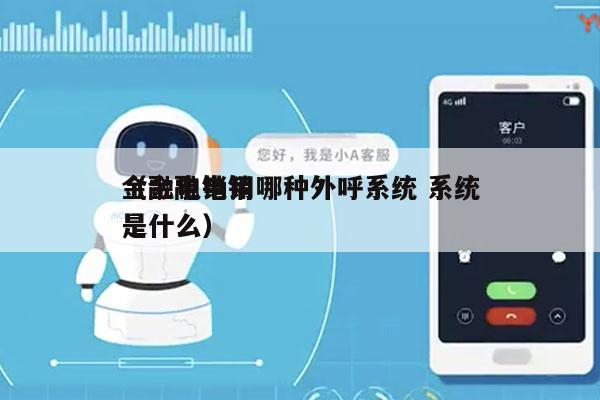 金融电销用哪种外呼系统 系统
（金融电销是什么）