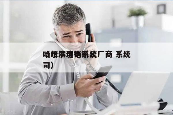 哈尔滨电销系统厂商 系统
（哈尔滨电销公司）