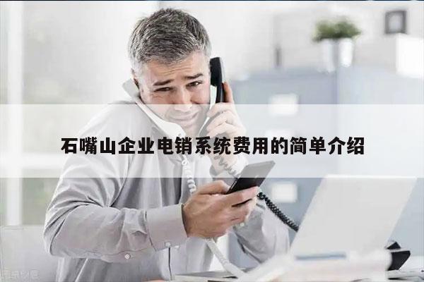 石嘴山企业电销系统费用的简单介绍