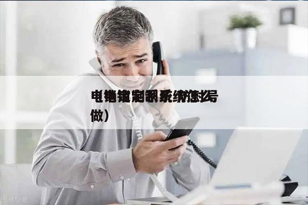 电销定制系统 防封号
（电销定制系统怎么做）