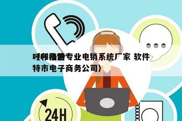 呼和浩特专业电销系统厂家 软件
（呼和浩特市电子商务公司）