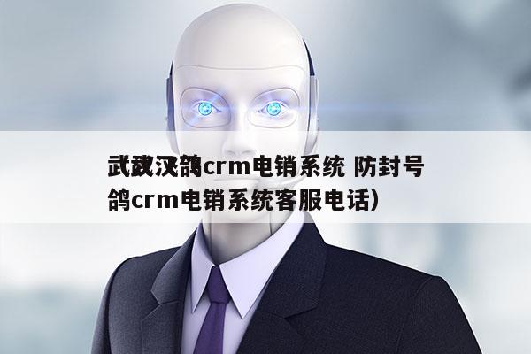 武汉飞鸽crm电销系统 防封号
（武汉飞鸽crm电销系统客服电话）