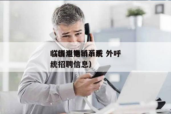 临沂电销ai系统 外呼
（临沂电销ai系统招聘信息）